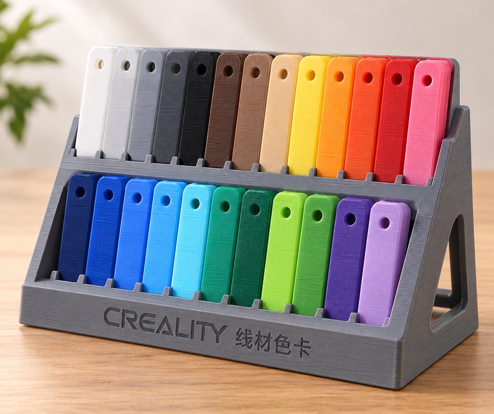 CREALITY 线材色卡 3D प्रिंटिंग के लिए रचनात्मक डिजाइन प्रेरणा