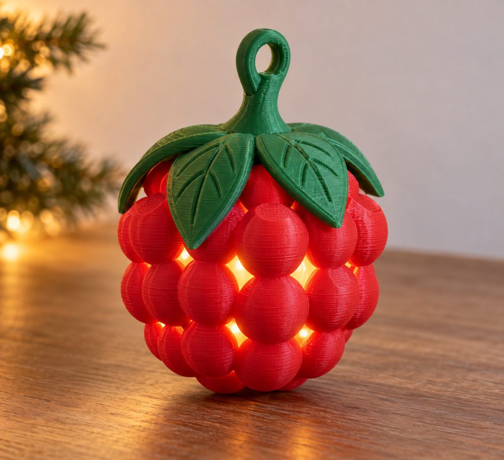 Light Berry Ornament Inspiración de diseño creativo para impresión 3D