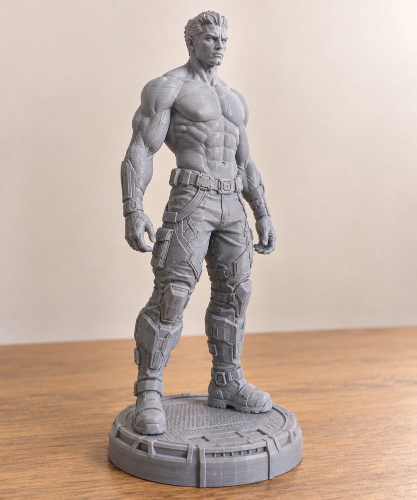 Sedition Series 01C Male Gene Forged Warrior Without Armor P แรงบันดาลใจการออกแบบสร้างสรรค์สำหรับการพิมพ์ 3D