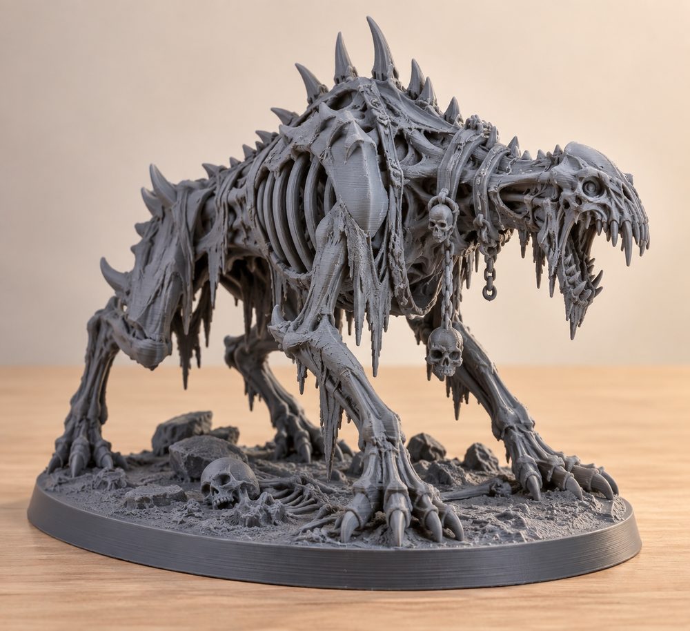 Undead Dread Carrion Inspiração de design criativo para impressão 3D
