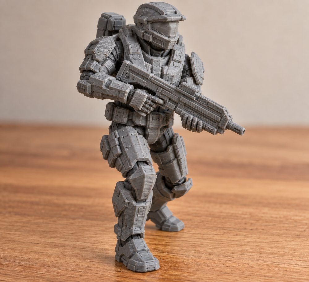 Mercy S Reach Infantry Regular Advancing Pose Inspiração de design criativo para impressão 3D