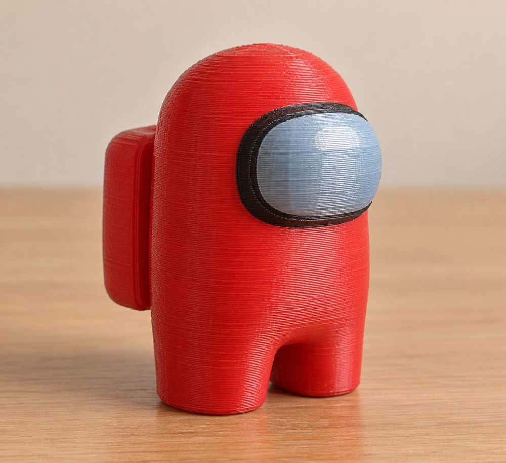 Among Us Spaceman Fan Made Model Inspirasi desain kreatif untuk pencetakan 3D