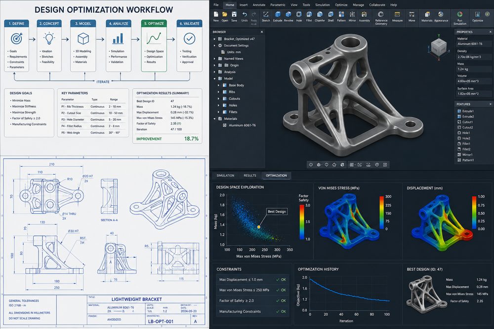 3D打印服务中的设计优化建议流程:面向增材制造的设计(DfAM)实践指南