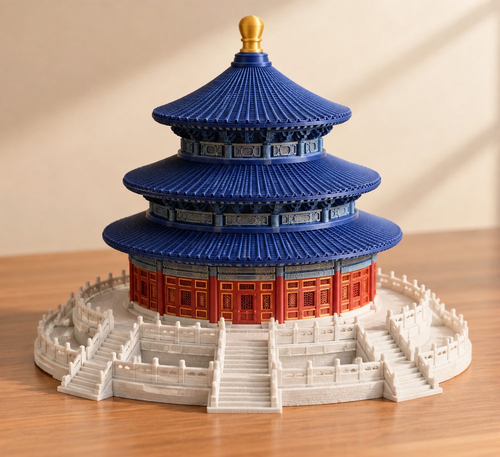 天坛1-180 3D प्रिंटिंग के लिए रचनात्मक डिजाइन प्रेरणा