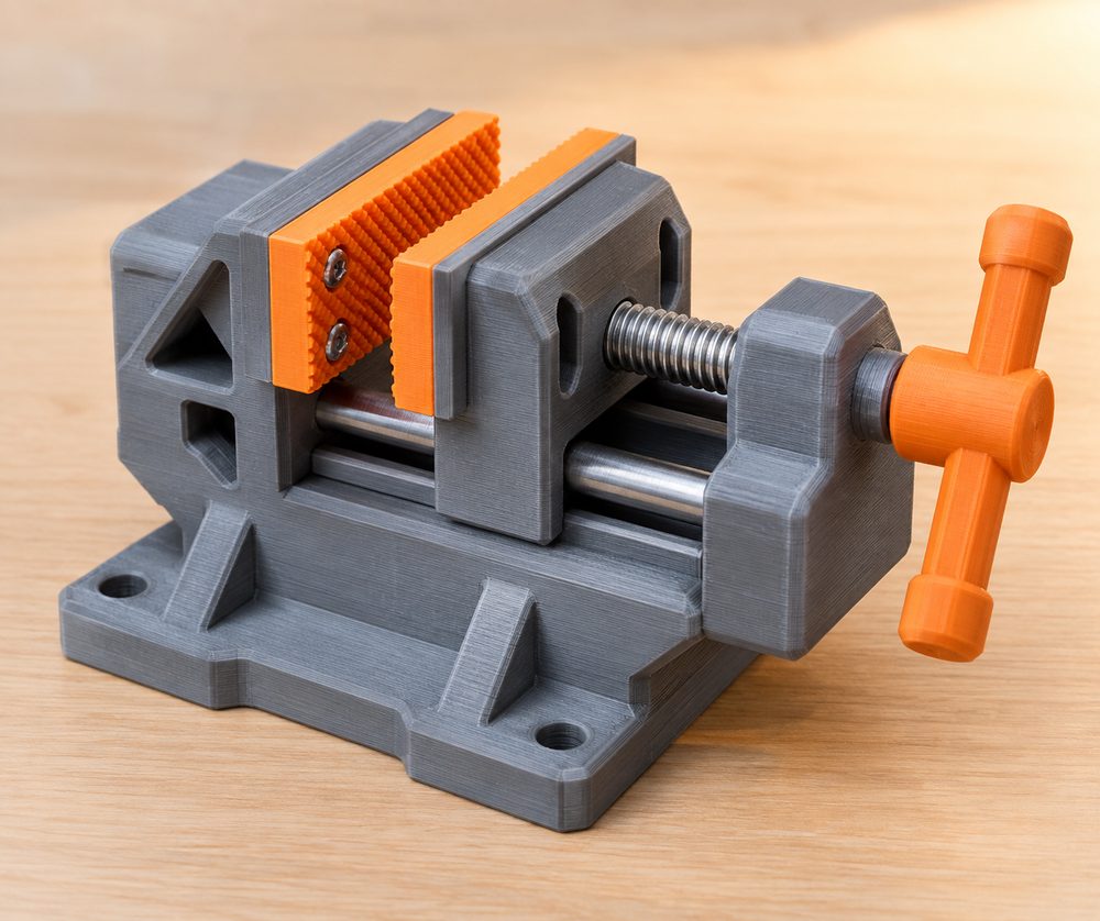 3D Printable Vice Vise Clamp High Upgradability 3D Printing Creative Design Inspiration