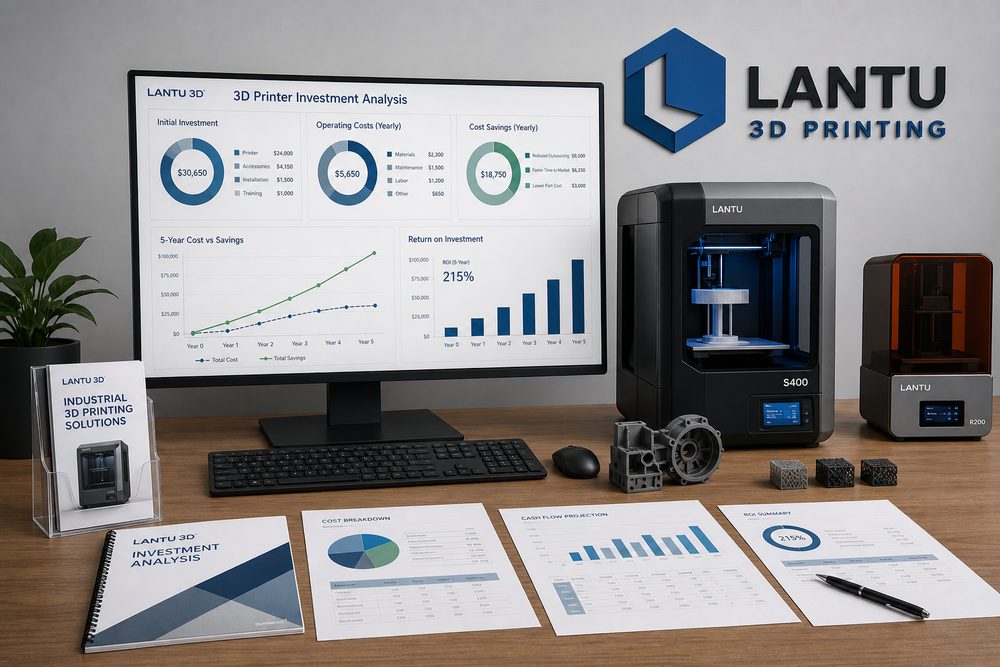Apparatuur kopen of een dienst gebruiken? Kostenmodel en risicobeoordeling voor investeringsbeslissingen in 3D-printapparatuur