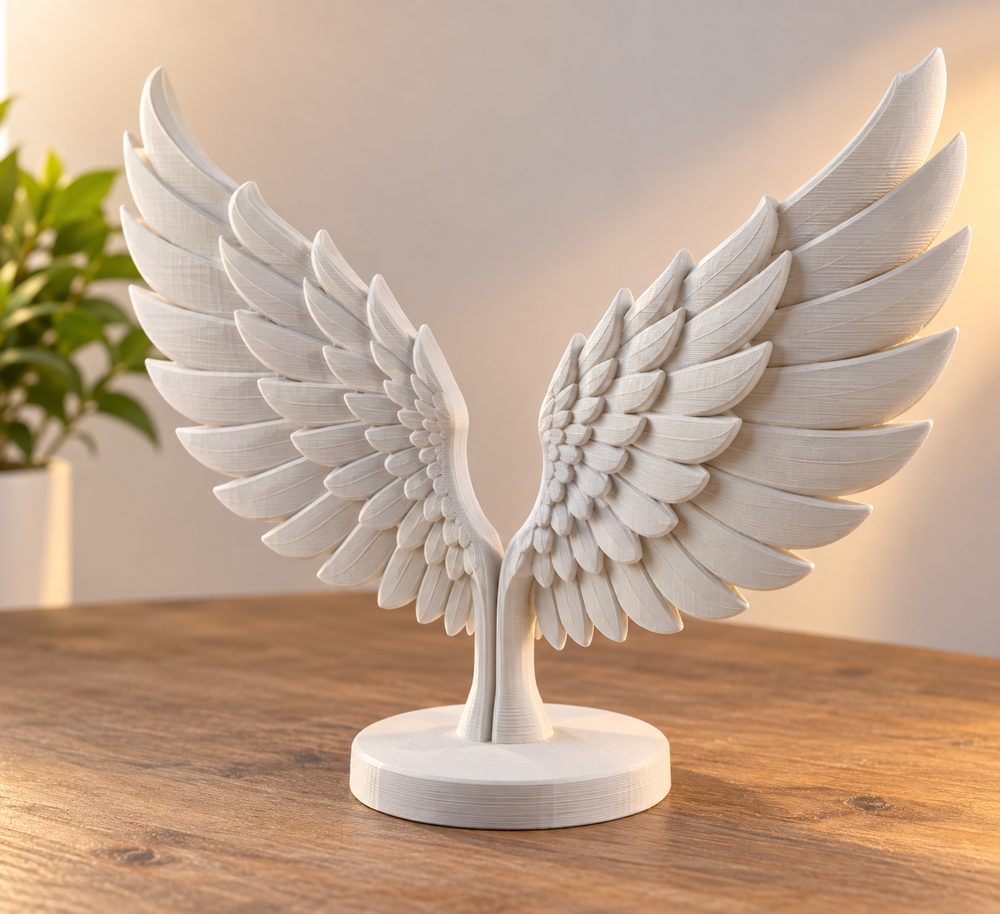 Wings Decorative Object 3Dプリント創作デザインのインスピレーション