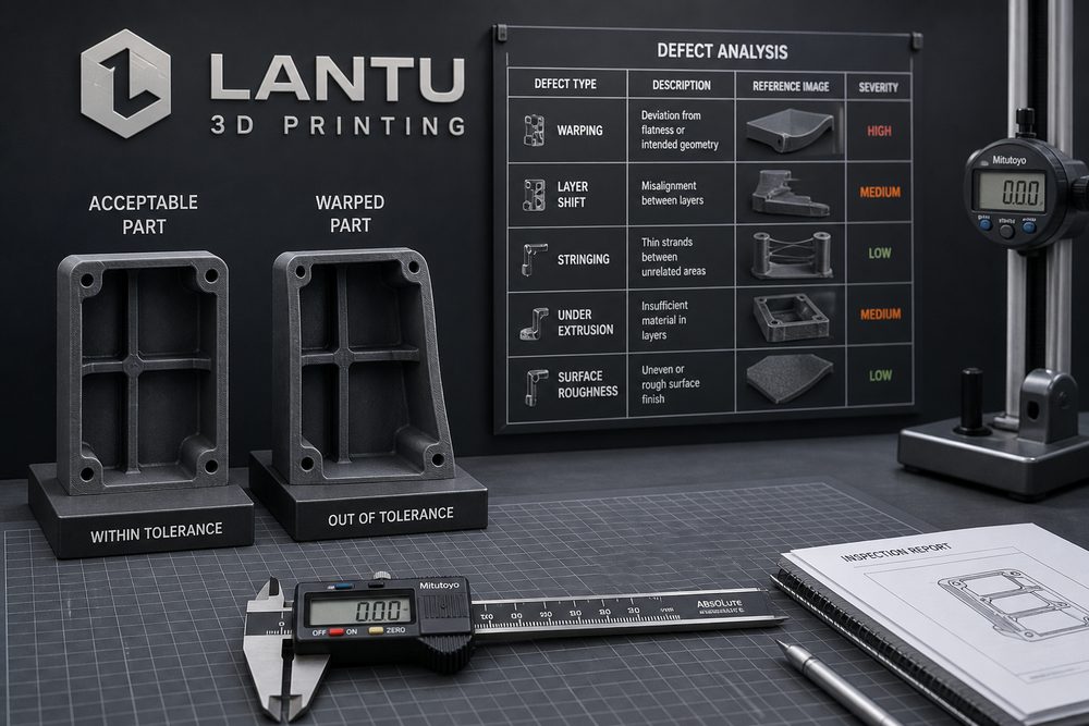 Deformazione, fessurazioni, deviazioni dei fori: un metodo sistematico per l’analisi e la prevenzione dei difetti nella stampa 3D
