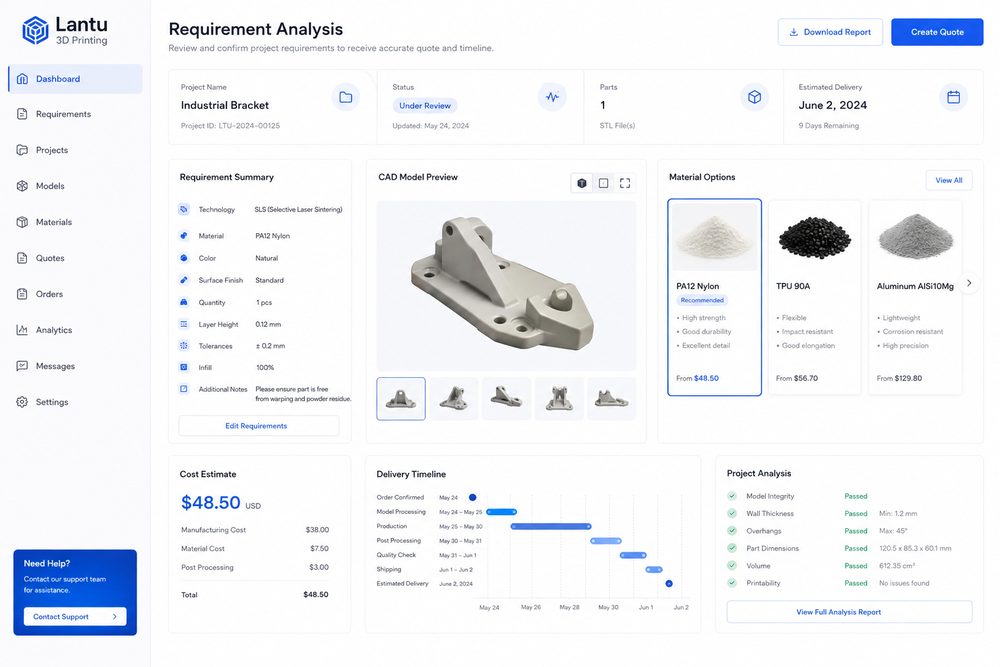L’analisi delle esigenze del cliente nei progetti di stampa 3D: come trasformare un’idea in una soluzione consegnabile