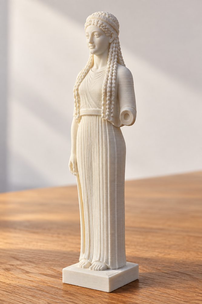 Statuette Of A Kore 3D Printing Creative Design Inspiration