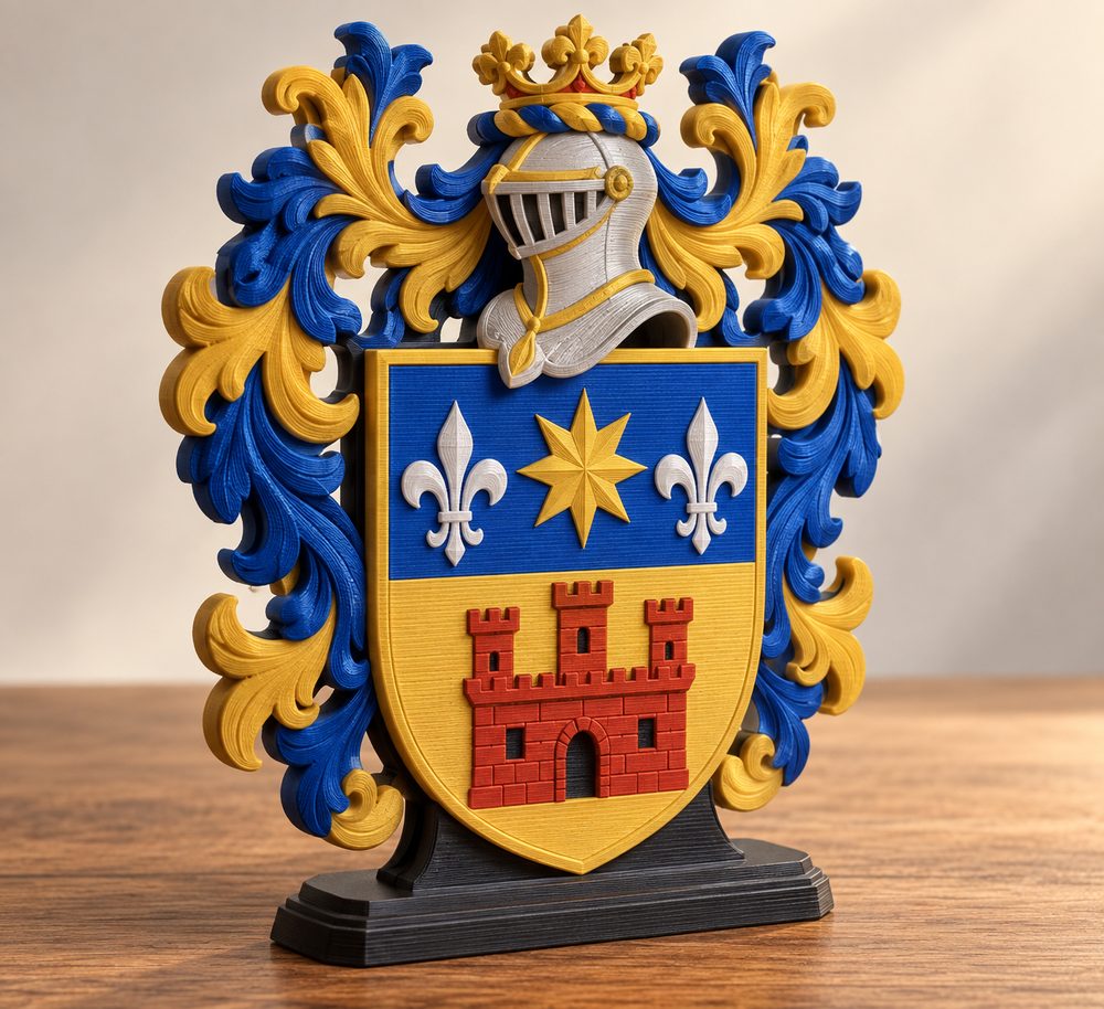 Coat Of Arms Of Marco Compagnini 3D Printing Creative Design Inspiration