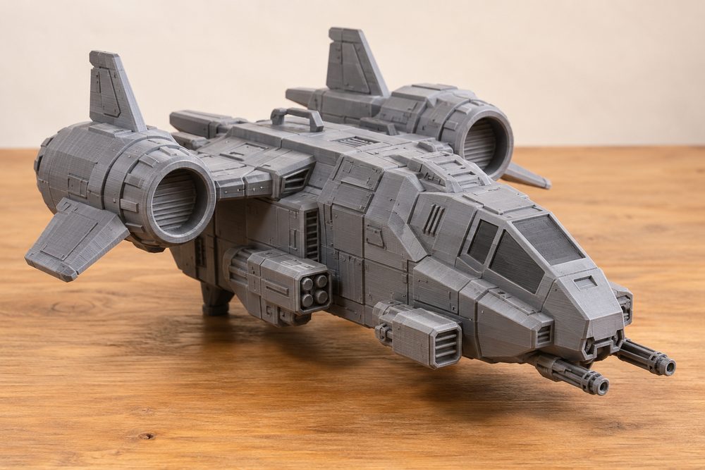 Scout Ship Beta Gunboat Variant Tactical Miniatures Creatieve ontwerpinspiratie voor 3D-printen