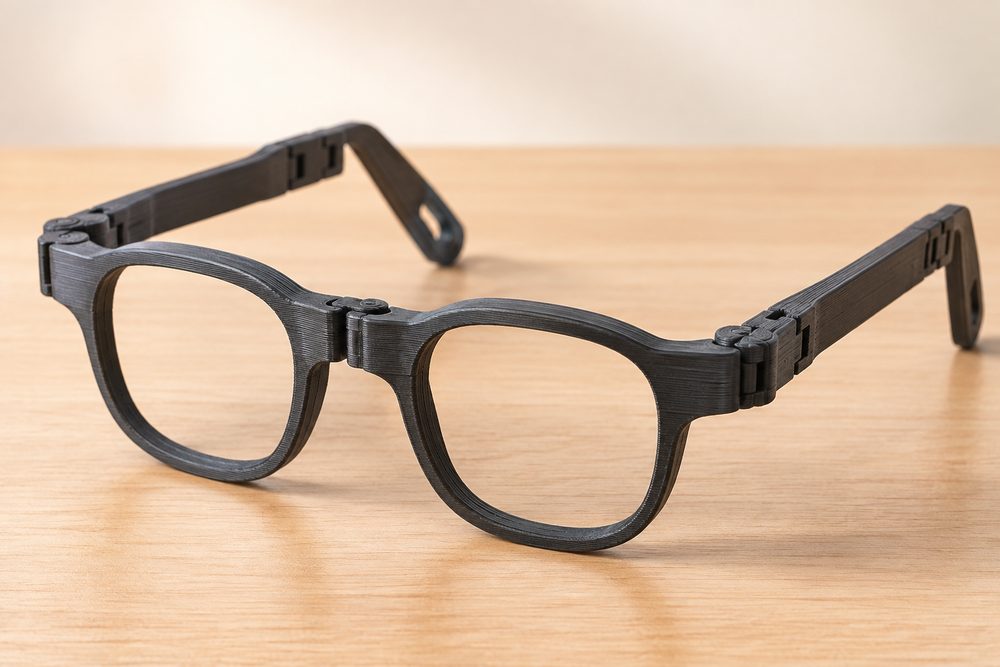 Foldable Spectacles إلهام تصميم إبداعي للطباعة ثلاثية الأبعاد