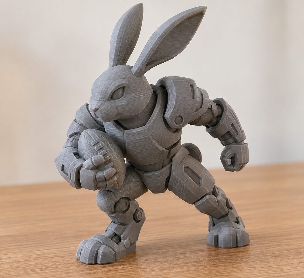 Rabbit Blitzer Ispirazione di design creativo per stampa 3D