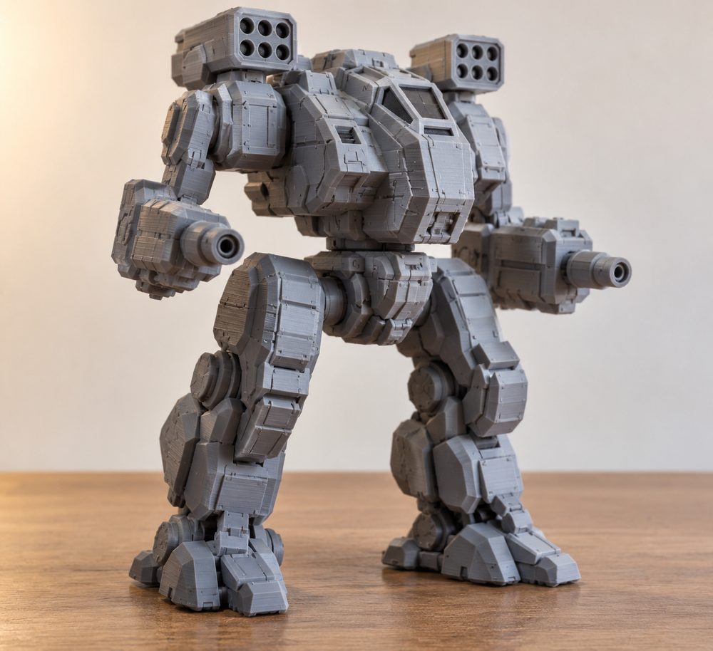Awq Pb Awesome Pretty Baby For Battletech 3D Printing Creative Design Inspiration