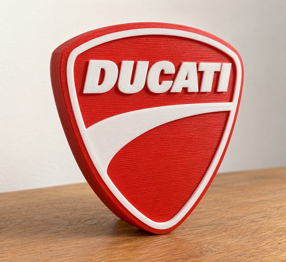 Ducati Logo For Wall Cảm hứng thiết kế sáng tạo cho in 3D