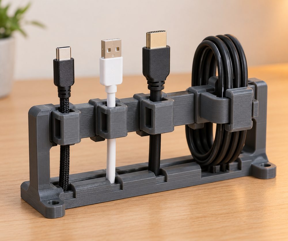 Modular Cable Management System إلهام تصميم إبداعي للطباعة ثلاثية الأبعاد