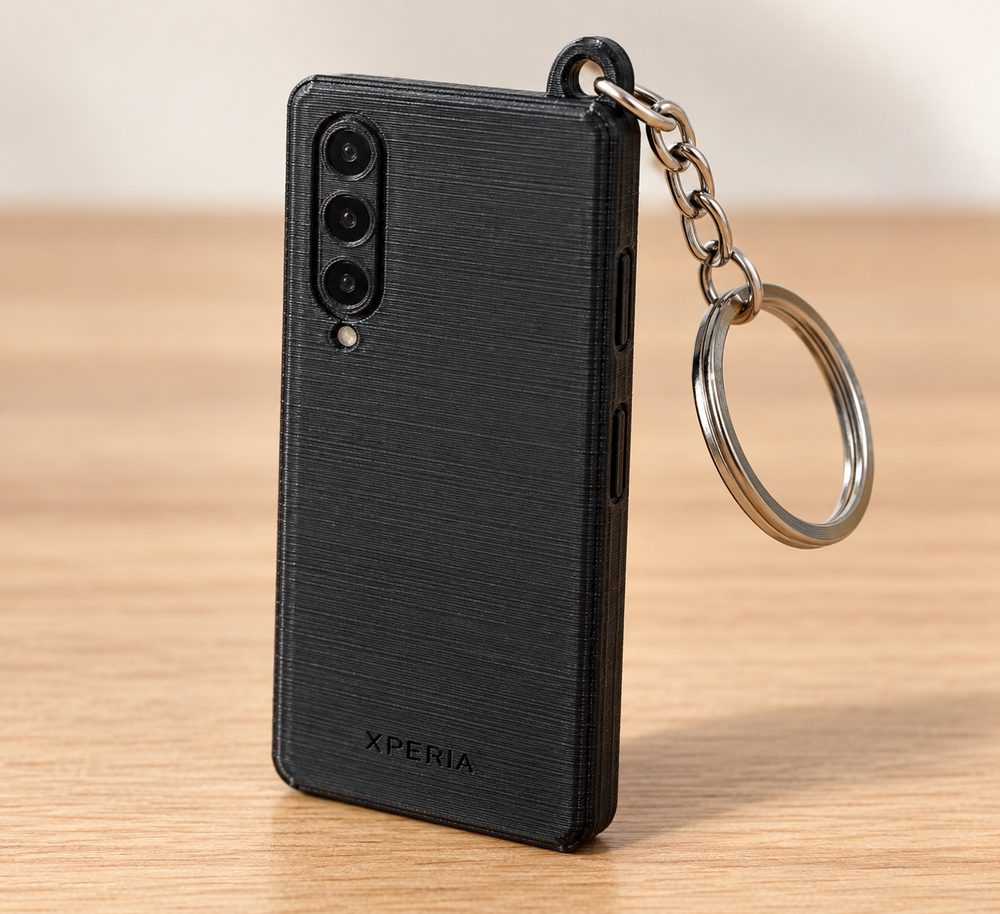 Sony Xperia Keychain إلهام تصميم إبداعي للطباعة ثلاثية الأبعاد