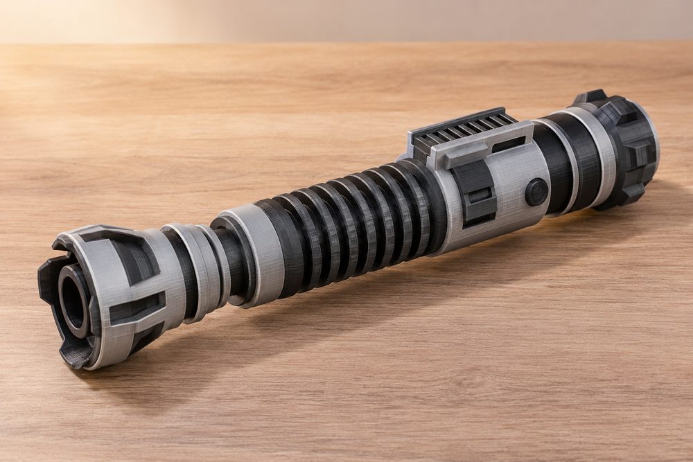 Ogel Lightsaber Hilt Inspiração de design criativo para impressão 3D