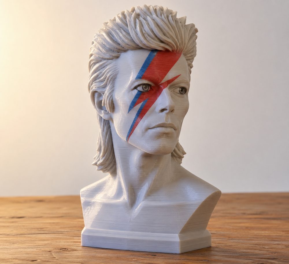 David Bowie 3D Printing Creative Design Inspiration