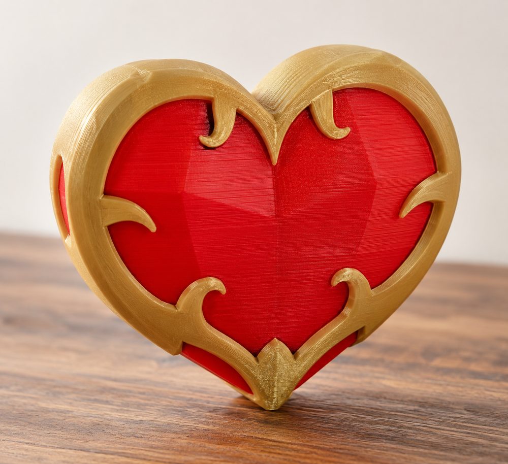 Zelda Hearts Ispirazione di design creativo per stampa 3D