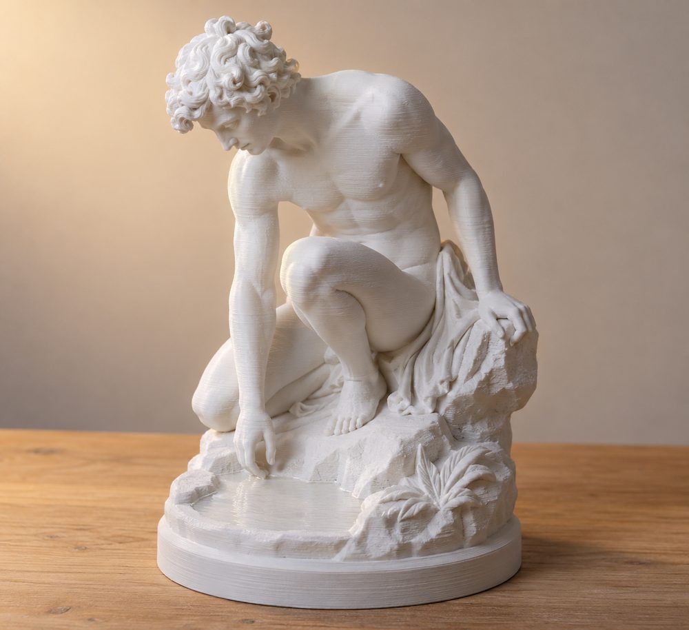 Narcisse Made By Gabriel Grupello Inspirasi reka bentuk kreatif untuk cetakan 3D