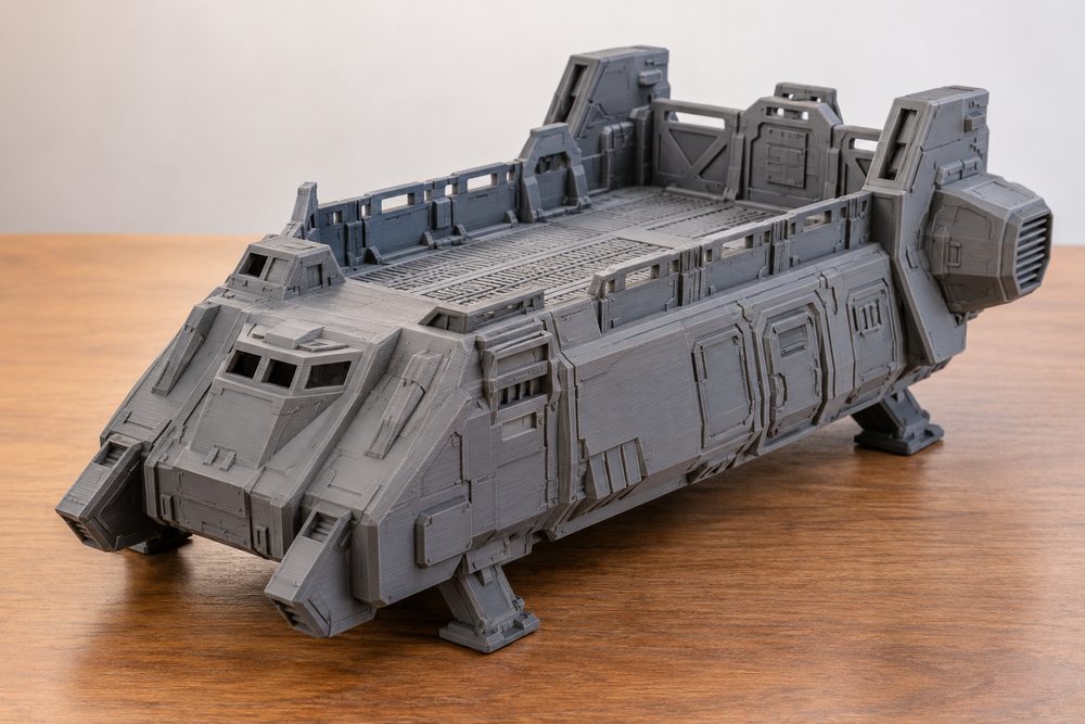 Transport Delta Upper Deck Variant Tactical Miniatures 3D Printing Creative Design Inspiration