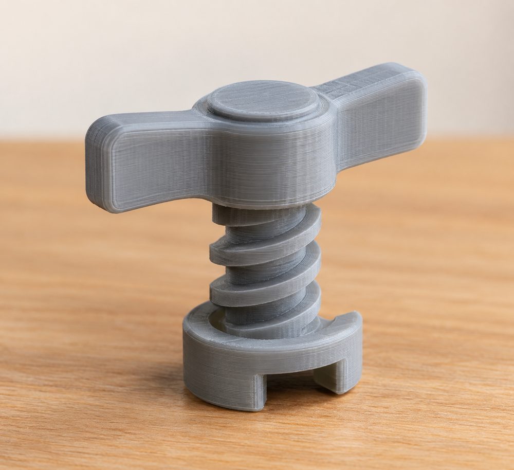 Twist Bolt Ispirazione di design creativo per stampa 3D