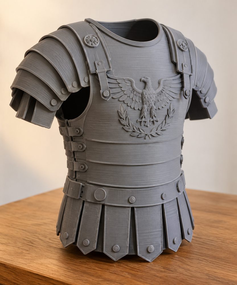 Torso Of A Roman Military Inspiración de diseño creativo para impresión 3D