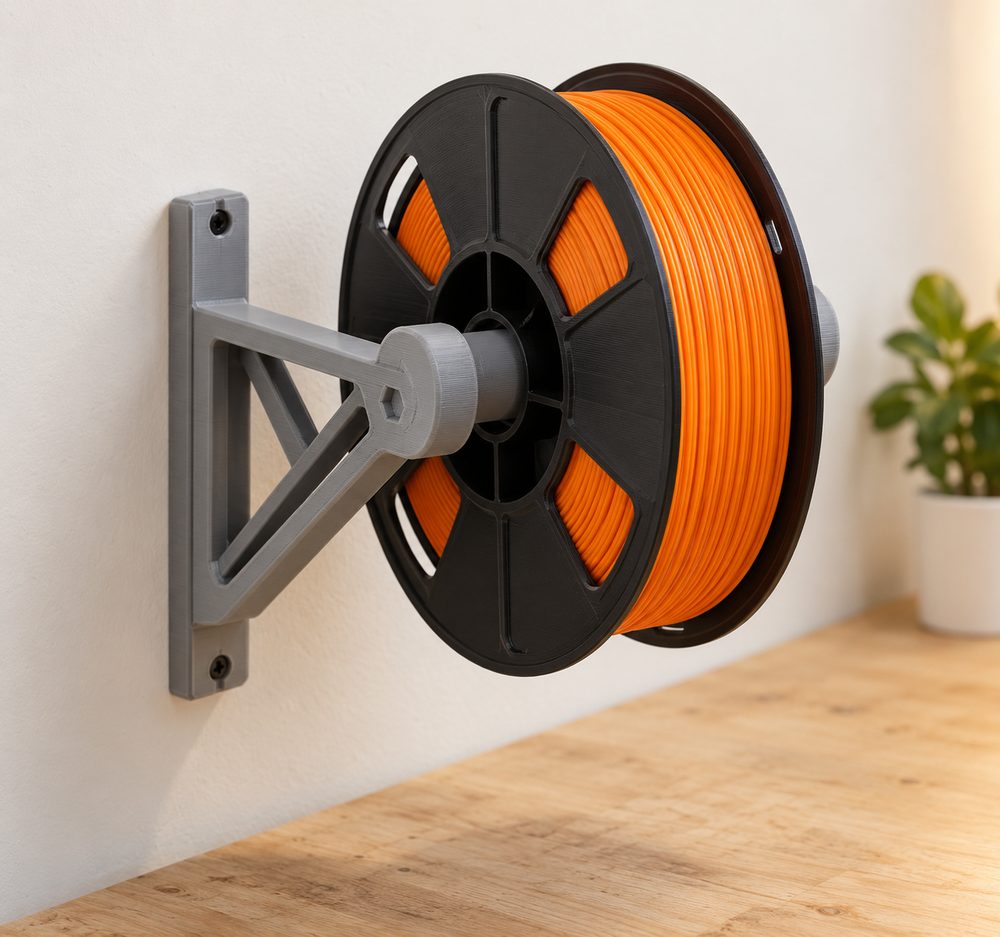 Pla Abs Spool Holder For Wall Cảm hứng thiết kế sáng tạo cho in 3D