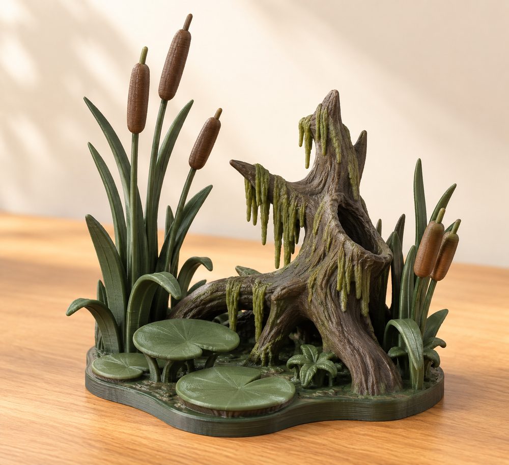 Swamp Flora Ispirazione di design creativo per stampa 3D