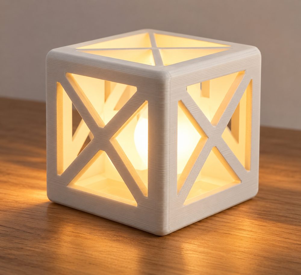 Cube Lamp Shade 3D Printing Creative Design Inspiration