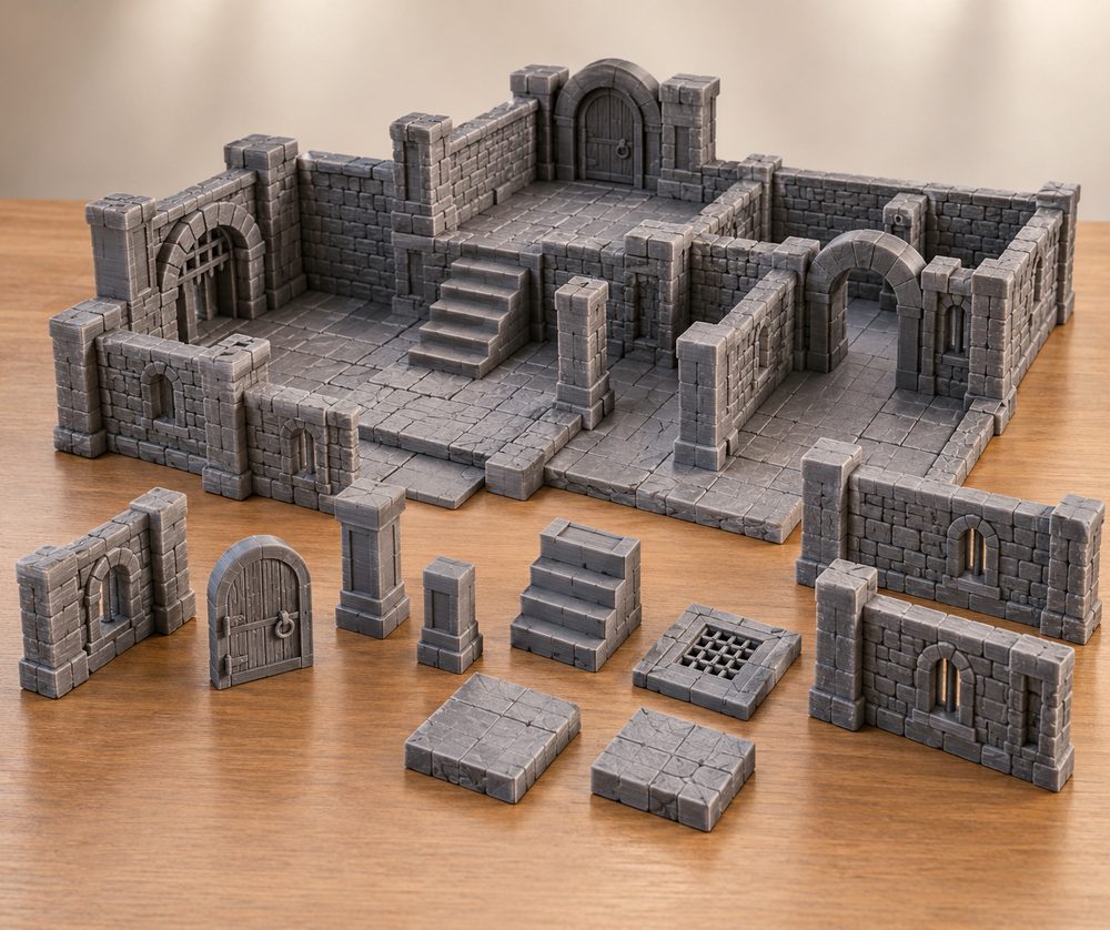 Dungeon Icc Part1 Bundle Unique Pre Supported Creatieve ontwerpinspiratie voor 3D-printen