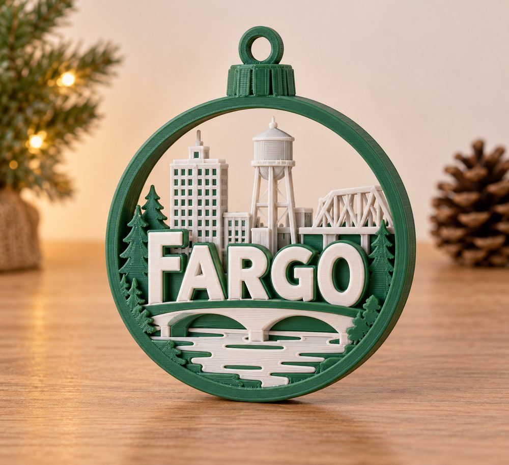 Fargo 3D Printing Ornament Inspiración de diseño creativo para impresión 3D
