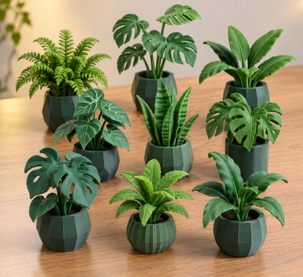 Jungle Plants X93D打印创意设计灵感