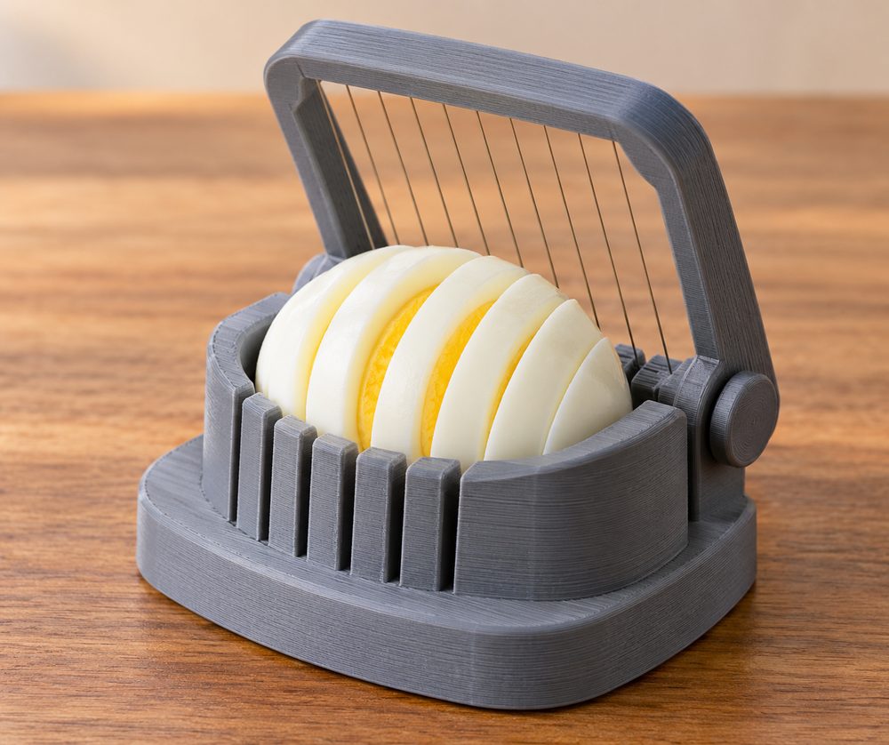 Sliced Egg Holder Ispirazione di design creativo per stampa 3D