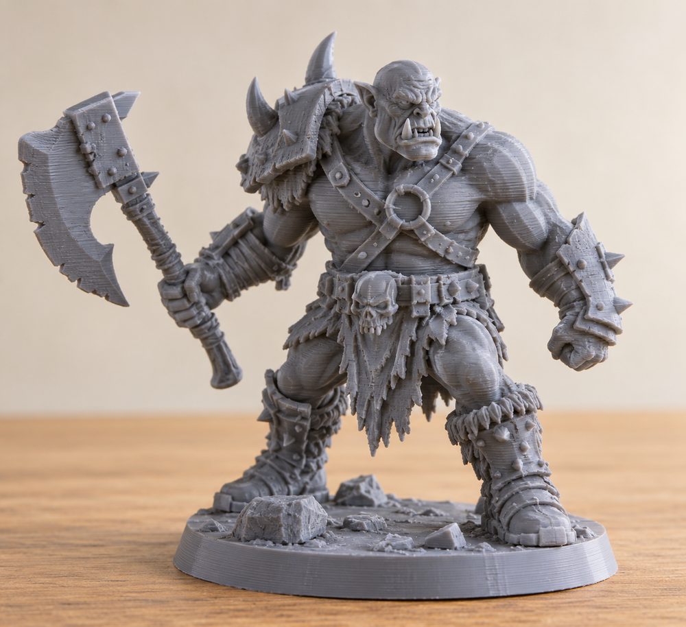 Nestah Orcs Warriors Ispirazione di design creativo per stampa 3D