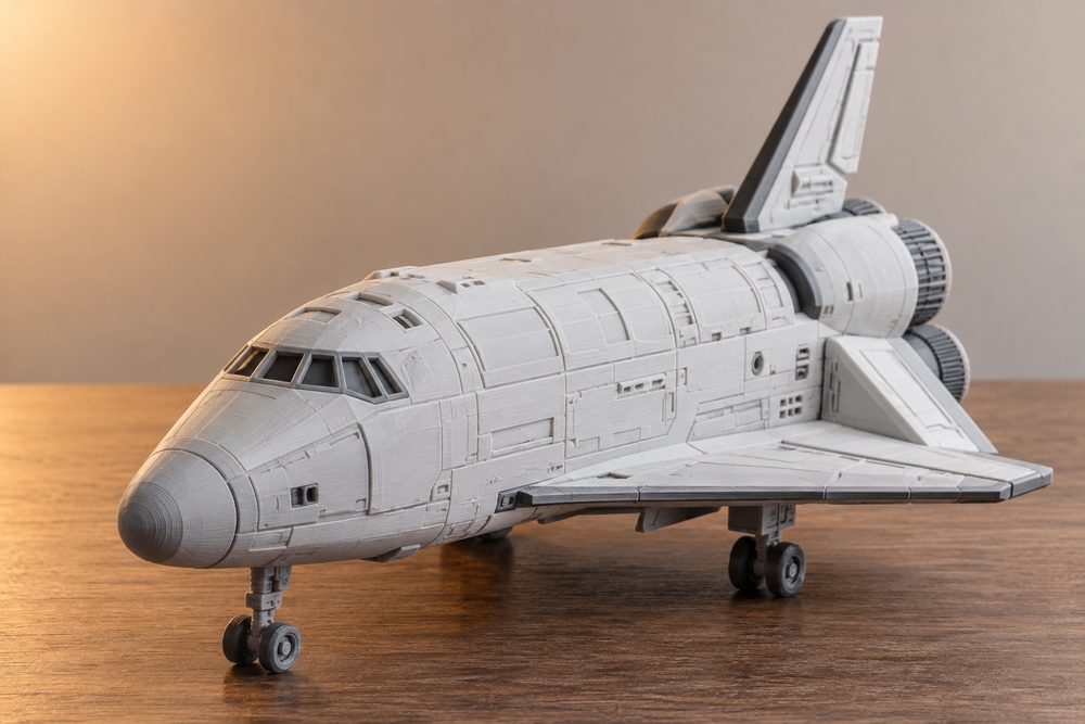 Space Shuttle Alpha Warp Variant Tactical Miniatures Inspiration créative pour l’impression 3D