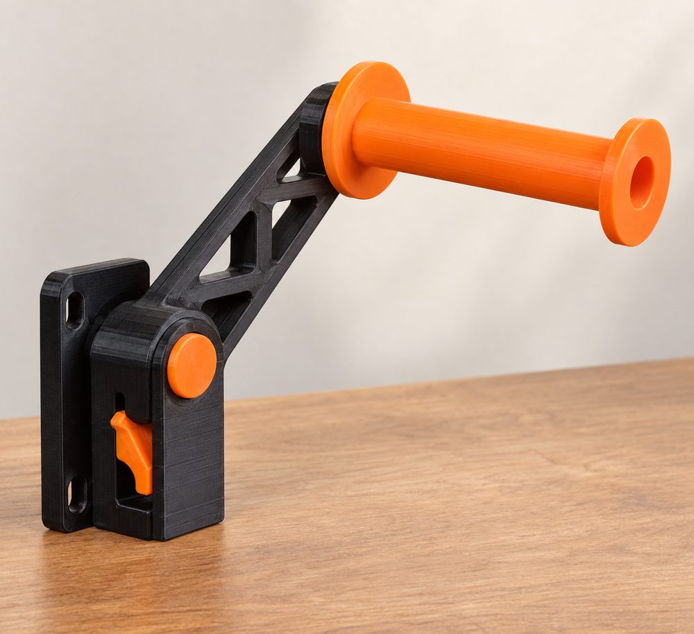 3D Printing Nerd Quick Pivot Filament Arm Inspirasi reka bentuk kreatif untuk cetakan 3D