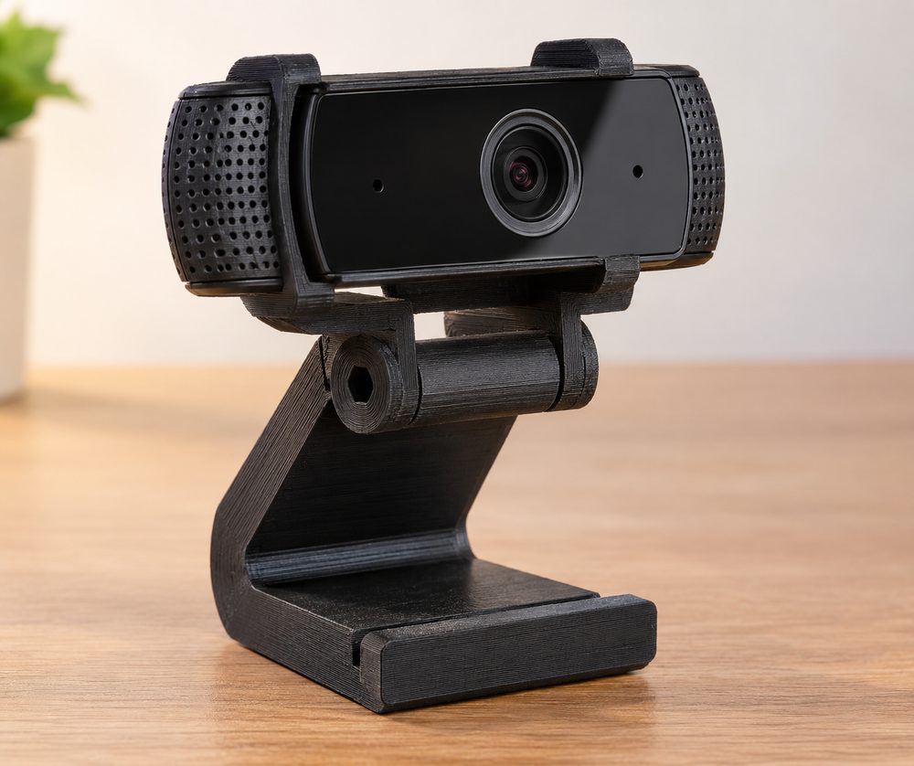 Support Flash Webcam Ispirazione di design creativo per stampa 3D