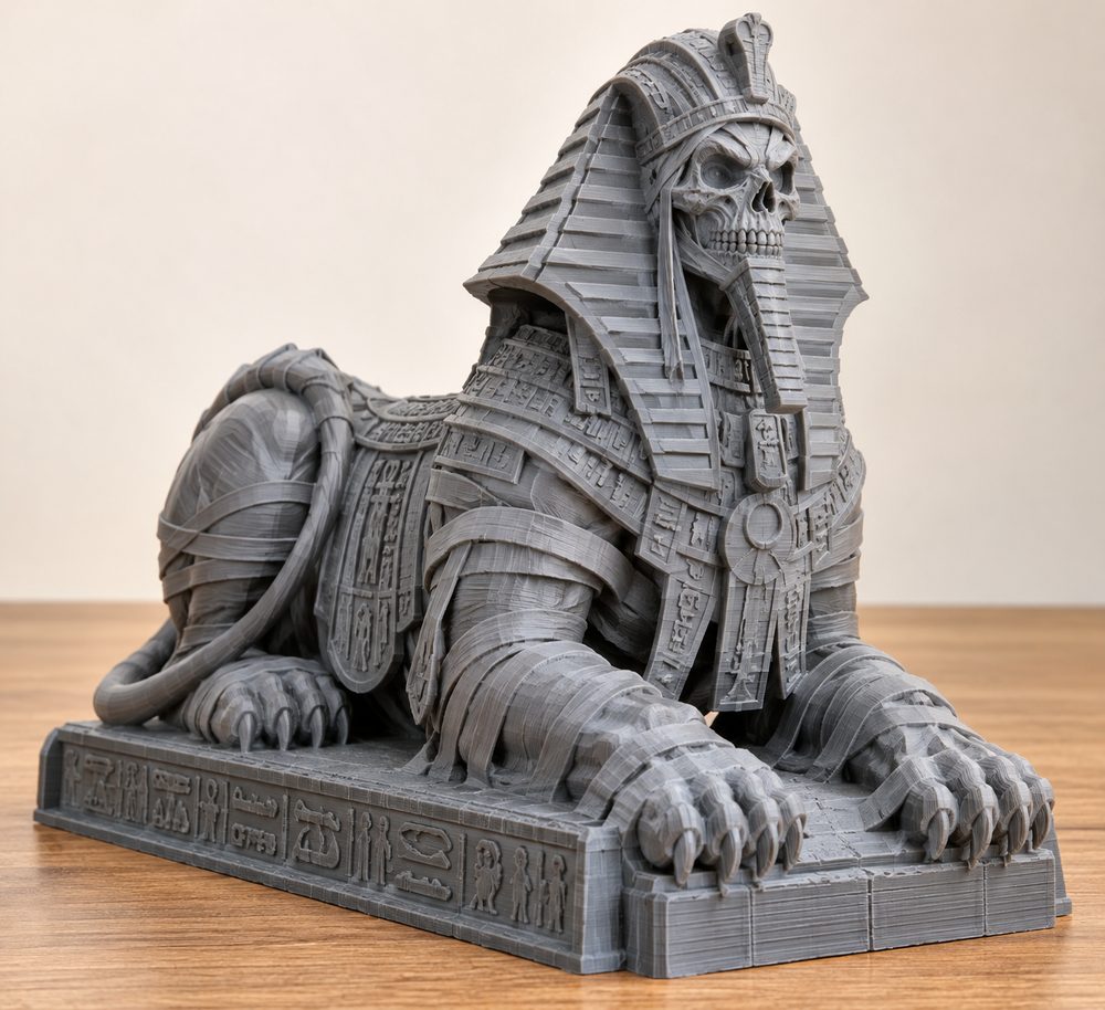 War Sphinx Mummified Undead 3D Baskı için Yaratıcı Tasarım İlhamı