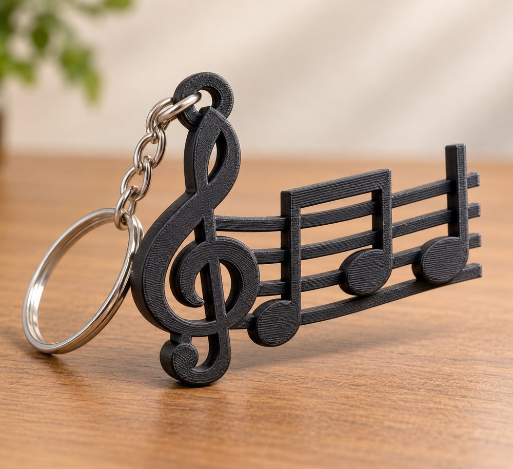 Music Band Keychains 3D Baskı için Yaratıcı Tasarım İlhamı