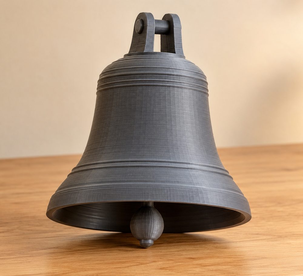 Large Bell إلهام تصميم إبداعي للطباعة ثلاثية الأبعاد