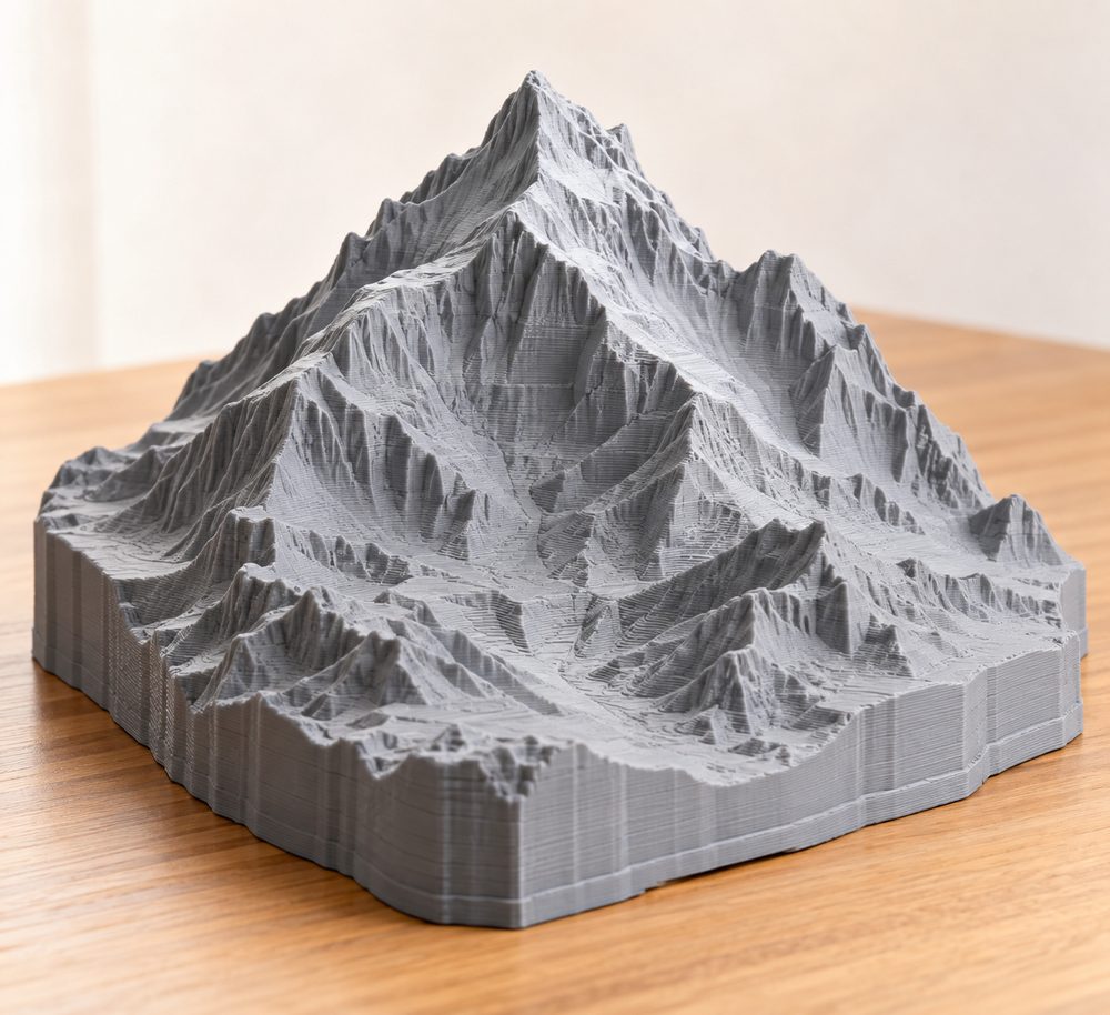 Iom Tatongol Bambur Yetil Peak Ispirazione di design creativo per stampa 3D