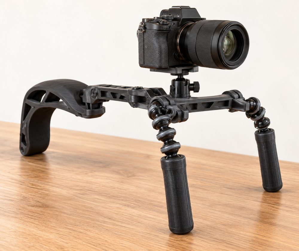Gorillapod Shoulder Rig Inspirasi desain kreatif untuk pencetakan 3D