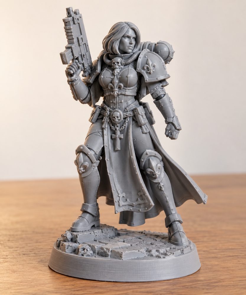 Sedition Series 04C Gene Enhanced Female Battle Sister Witho Creatieve ontwerpinspiratie voor 3D-printen