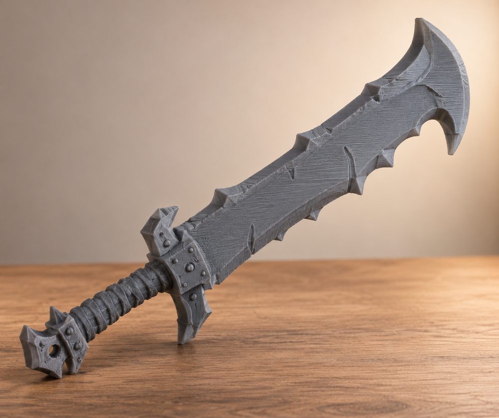 Orc Sword 32Mm Dnd Inspiration créative pour l’impression 3D
