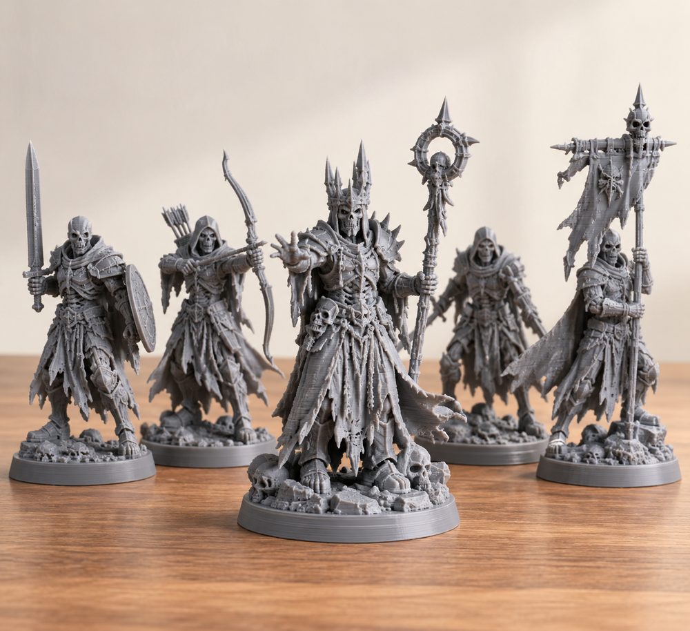Beyond Mortality Character Pack Creatieve ontwerpinspiratie voor 3D-printen