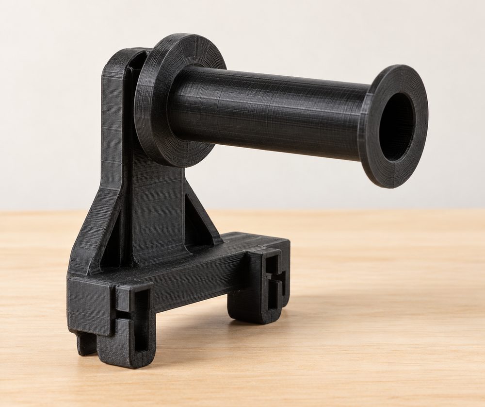 Makerbot Replicator 5Th Gen Replicator Spool Holder Adapter Inspiración de diseño creativo para impresión 3D