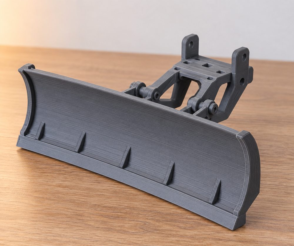 Snow Plow For The Fpv Rover Inspirasi desain kreatif untuk pencetakan 3D